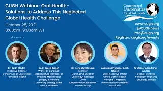 Webinar: Oral Health: Solutions to Address this Neglected Global Health Challenge