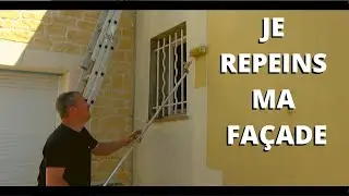 Je repeins les murs de ma maison