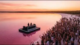 RÜFÜS DU SOL & WhoMadeWho Inspired SUNSET Mix | Melodic House & Indie Dance | Pink Lake, Australia