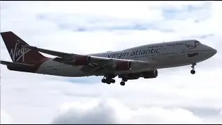 Virgin 747 Positioning Flight to London #Heathrow Airport