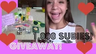 1,000 SUBSCRIBER SUMMER GIVEAWAY!