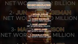 TOP 5 RICHEST NBA PLAYERS IN THE WORLD