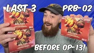 Opening My LAST 3 Booster Boxes Of PRB-02 Before OP-13 Arrives!