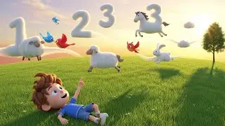 Counting Clouds with Birds ☁️🐦   Learn Numbers and Counting for Kids   Fun Educational Video