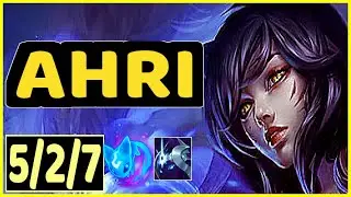 AHRI VS KARMA - 5/2/7 KDA MID GAMEPLAY GRANDMASTER I