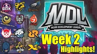 Mobile Legends - MDL INDONESIA SEASON 1 WEEK 2 HIGHLIGHTS!