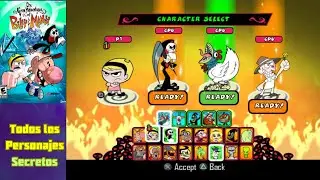 Las sombr&iacute;as aventuras de Billy y Mandy (PS2) (Espa&ntilde;ol) (100%) - Todos los PERSONAJES y SECRETOS