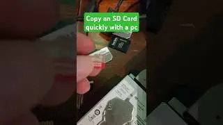 Copying an SD Card with a computer or pc. Easiest method I've used over 20 years. Win32 Disk Imagery