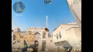 Dust 2 B-door & window smk from same spot