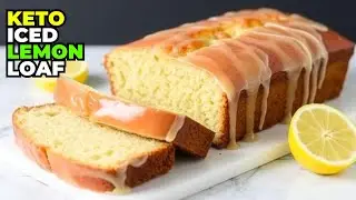 Keto Iced Lemon Loaf | Low-Carb Citrus Delight