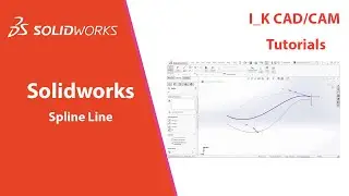 Solidworks: (English) DAY_4: Sketch solver.Spline line command #solidworks #sketch #spline #line