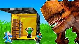 Criei uma Casa no BLOCO para ENGANAR o DISTORTUS REX!