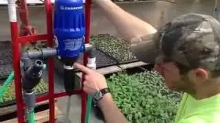 Using the dosatron