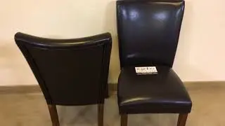 Nessa 103053 Upholstered Dark Brown Dining Chair