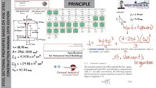 STEEL SECTIONAL PROPERTIES BASED ON AISC STEEL CONSTRUCTION MANUAL 15TH EDITION PART 2 OF 2