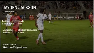 Jayden Jackson 2025 Fall Highlights
