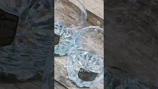 Engraving personalized cups and bottles with metal labels. #engraving #foryou