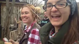 Dallas zoo with Olivia and the Plaid Twins