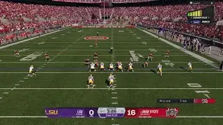 Interception touchdown