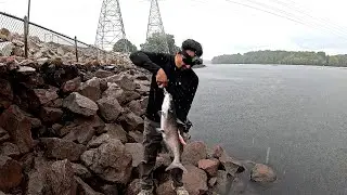 Dia de Pesca en una de las Represas mas Grandes de Virginia.