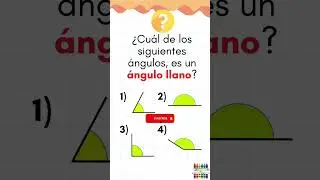 &Aacute;ngulo llano #matem&aacute;ticas #school #tutorial #tutoriales #tutorials #escuela #primaria #shorts