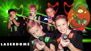 Laser Tag War at Laserdome Link&ouml;ping | Indoor Laserdome | Laser Tag Kids Video