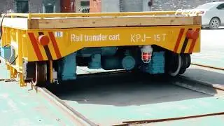 15 T cable reel flatbed injection mold transfer trolley