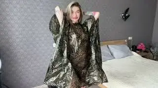 Rainy Jungle Vibes &mdash; Tiger Print + Black Look Raincoat Try On Haul