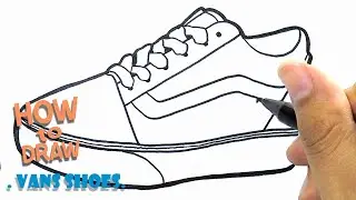 How to Draw vans shoes | Easy Drawing | Drawing Shoes