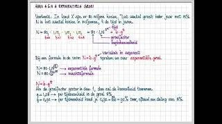 havo A 6.5 A Exponentiële groei