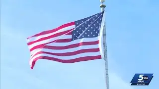 American flag honoring fallen veterans makes stop in Oklahoma