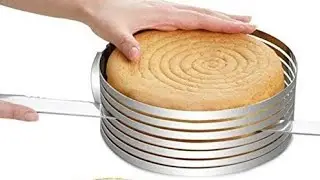 Adjustable Cake Cutter Slicer Stainless Steel Round Cake Slicer Cutter Tools DIY Baking Accessories