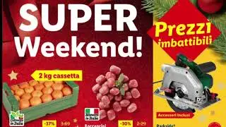 Volantino Lidl dal 5 al 7 Dicembre 2025 🔥 SUPER Weekend