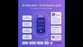 InvoicifyAI Demo | AI Voice Agents + CRM That Take You From Lead to Paid