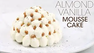 Almond Vanilla Mousse Cake with Sponge Cake, Vanilla Mousse & Almond Praline | How To Cuisine