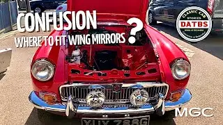 Solve the Confusion: Where Should The Wing Mirrors Go?| Down at the barns #classiccars