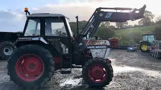 David brown 1490 loader tractor for sale 