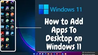 Как добавить приложения на рабочий стол в Windows 11 | Windows 11