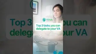 Top 3 task you can delegate to your virtual assistants. #virtualsolutions #virtualpartner