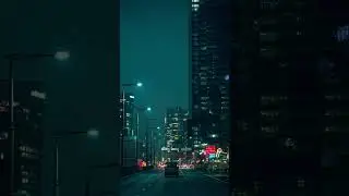 Converting a street night photo into Matrix Color Grade #lightroom #matrix #shorts #colorgrade #art
