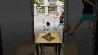 Swing in the restaurant