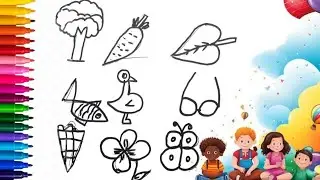 How Drawing 123 Numbers children beautiful  kids