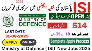 Ministry of Defence MOD jobs 2025|New jobs 2025 in Pakistan today| Govt. jobs 2025 online apply