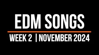 EDM SONGS | WEEK 2 | NOVEMBER 2024