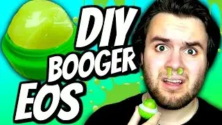 DIY Booger EOS! | How To Make Boogers Into EOS Lip Balm Tutorial!