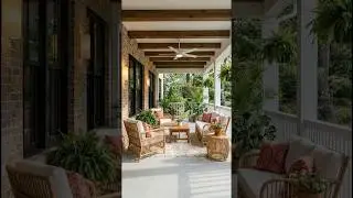 Simple Porch Design That Feels Peaceful #porchdesign #outdoorliving #homedesign #beforeafter #shorts