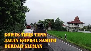Gowes Tipis Tipis Menyusuri Jalan Kopral Samiyo Berbah Sleman