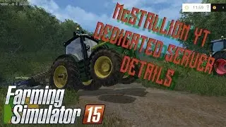 Farming Simulator 15 PUBLIC SERVER DETAILS | McSTALLION YT