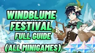 Windblume Festival Full Guide (All Mini Games) [Genshin Impact]