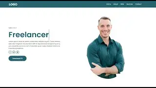 Animated Portfolio Website Template Using HTML, CSS & JavaScript